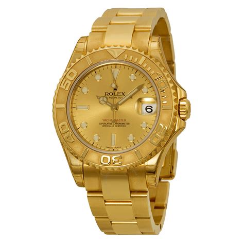 ladies gold yachtmaster rolex|rolex yachtmaster gold price.